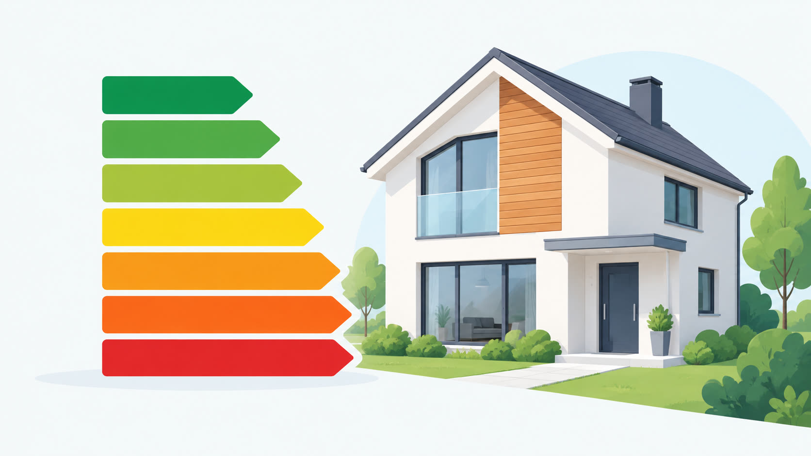 Etiqueta de eficiencia energética de una vivienda